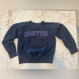 New York Popular, navy Boston sweatshirt, medium